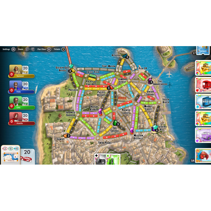 Ticket to Ride®: The San Francisco City Expansion