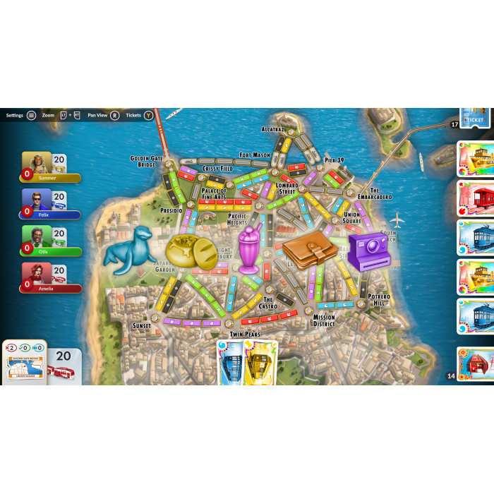 Ticket to Ride®: The San Francisco City Expansion