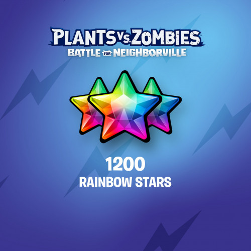 Plants vs. Zombies™: Битва за Нейборвиль — 1 000 радужных звезд (+200 дополнительно)