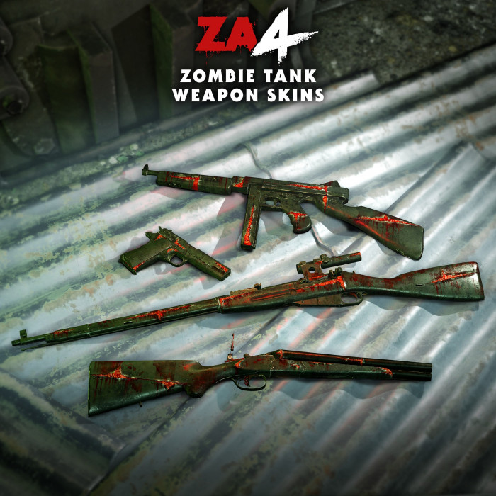 Zombie Army 4: Zombie Tank Weapon Skins