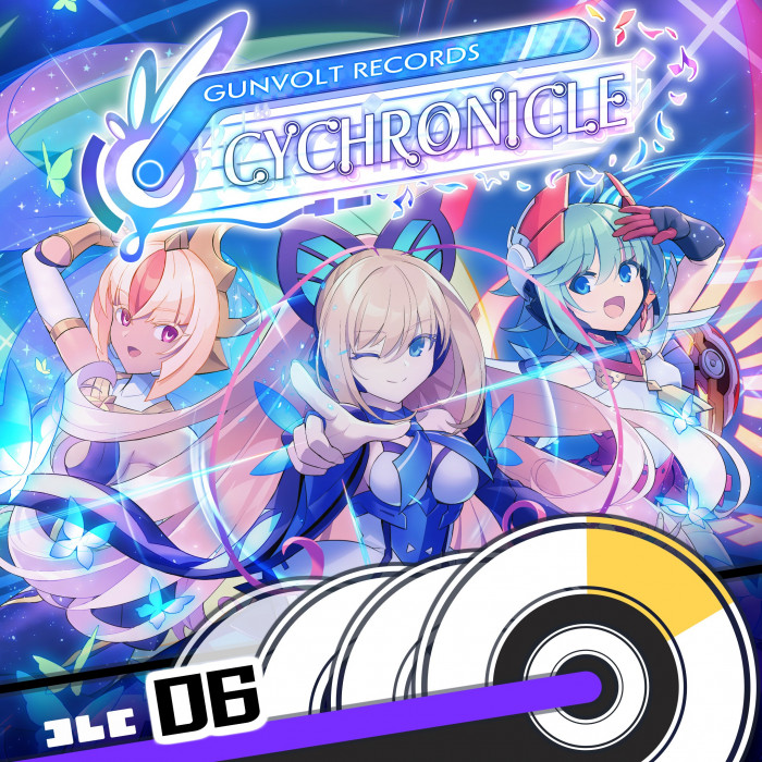 GUNVOLT RECORDS Cychronicle Song Pack 6 Lumen & Luxia: 'Nebulous Clock','Iolite','Paradox Stage','Afsān'