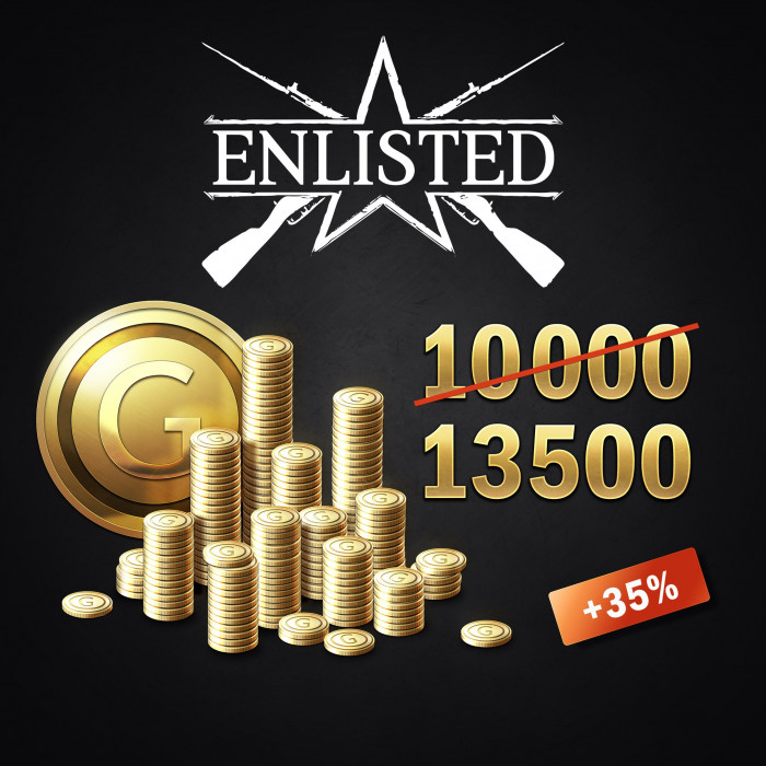 Enlisted - 10000 Золота + 3500 Бонус