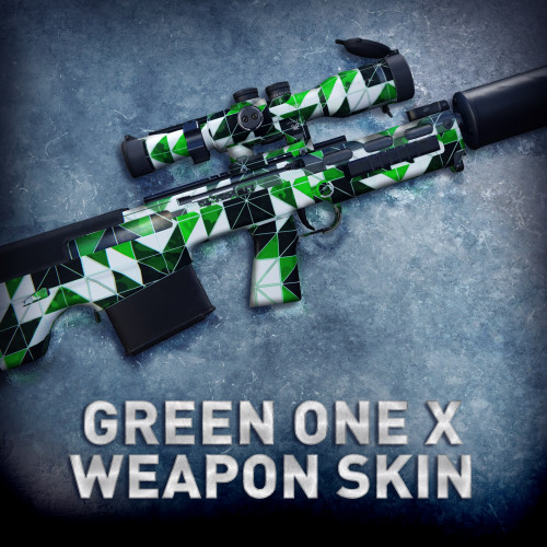 Green One X Weapon Skin