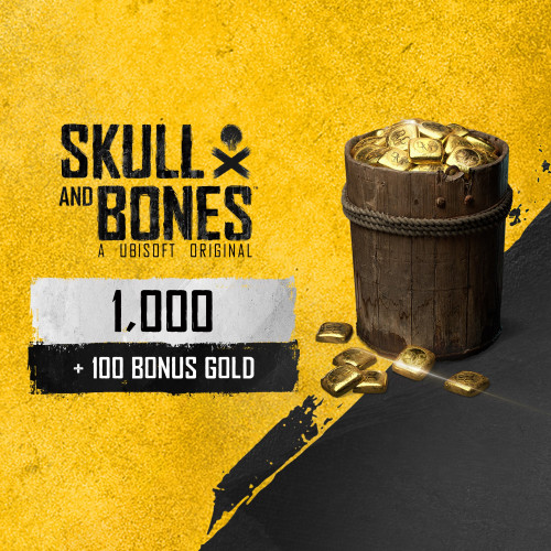 1100 золотых монет Skull and Bones