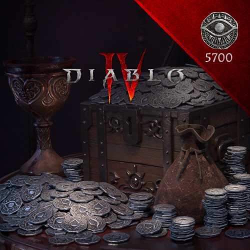 Diablo® IV - 5700 Platinum: 5000 + 700 Platinum Bonus