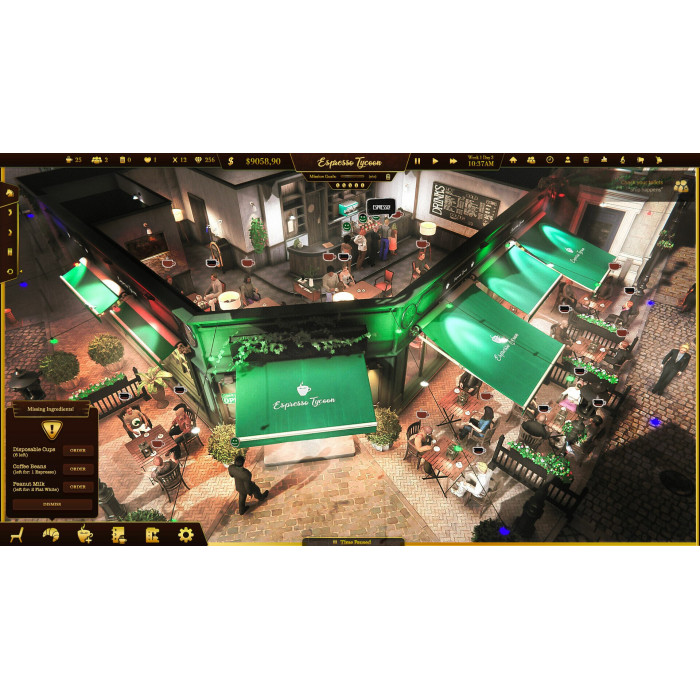 Espresso Tycoon & Thief Simulator