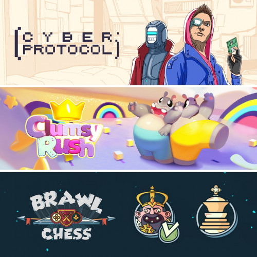 Cyber Protocol + Clumsy Rush + Brawl Chess