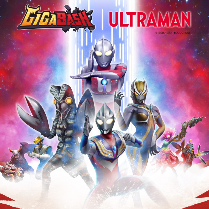 GigaBash - Ultraman 4 Characters Pack