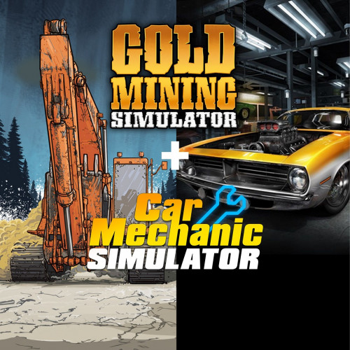 Пакет симуляторов: Car Mechanic Simulator и Золотая лихорадка [Gold Mining Simulato] (ДВОЙНОЙ НАБОР)