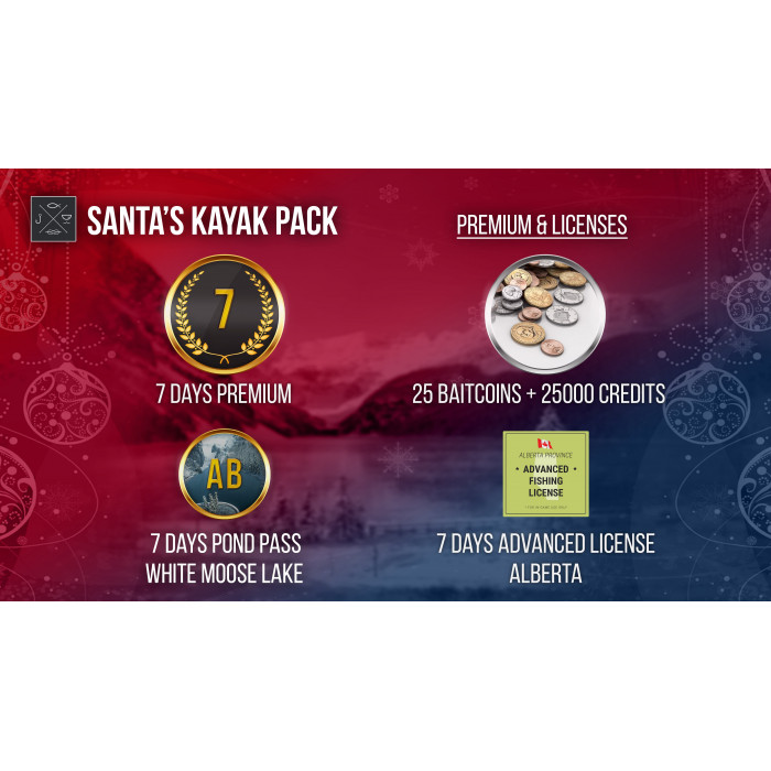 Fishing Planet: Santa's Kayak Pack