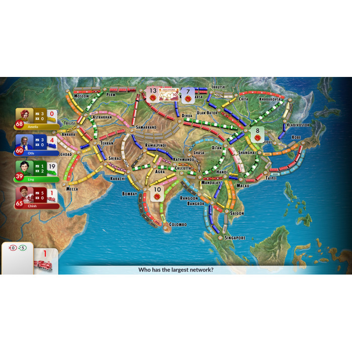 Ticket to Ride: Legendary Asia Expansion