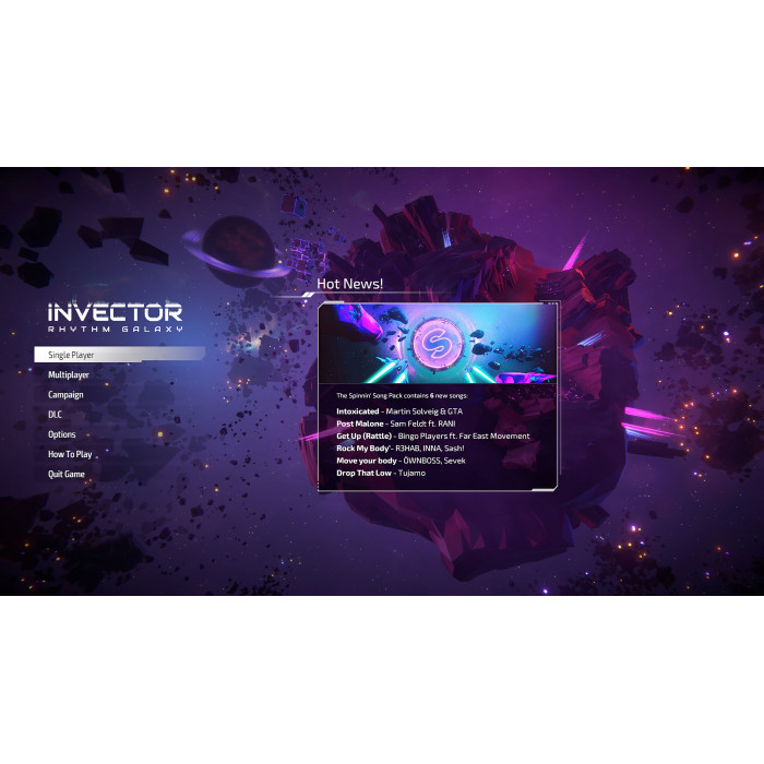 Invector: Rhythm Galaxy - Spinnin' Song Pack