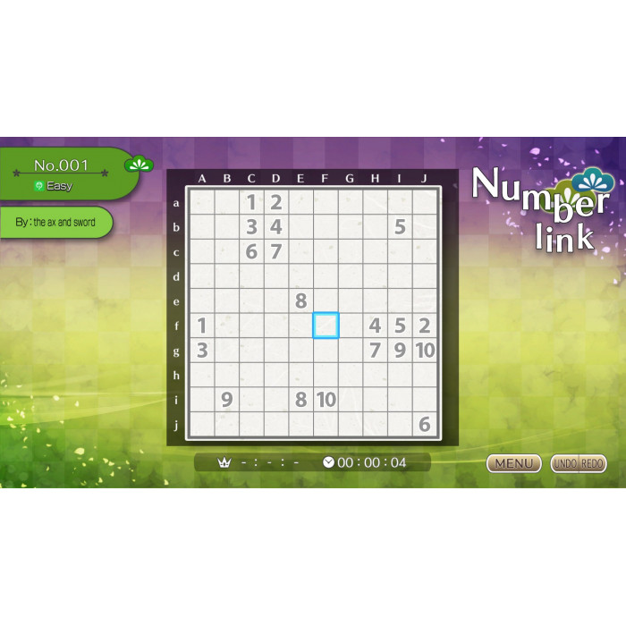 Puzzle by Nikoli W Numberlink