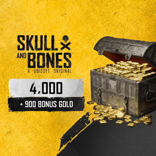 4900 золотых монет Skull and Bones