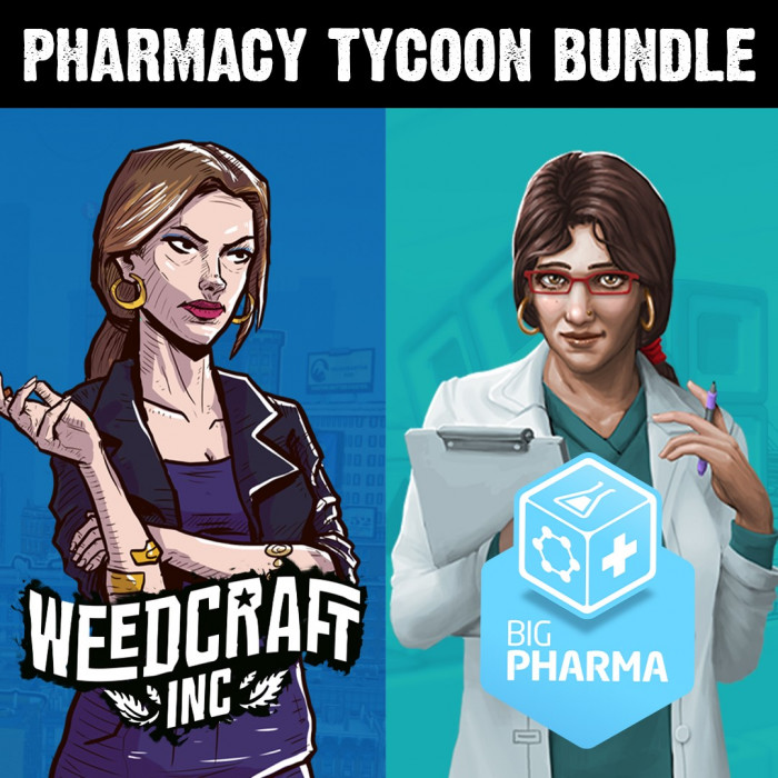 Weedcraft Inc & Big Pharm Pharmacy Tycoon Bundle