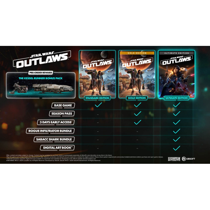 Star Wars Outlaws Gold Edition