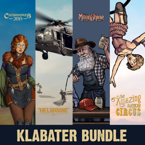 Klabater Bundle: The Amazing American Circus, Moonshine Inc., Heliborne and Crossroads Inn