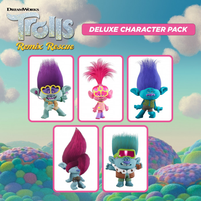 DreamWorks Trolls Remix Rescue Deluxe Character Pack