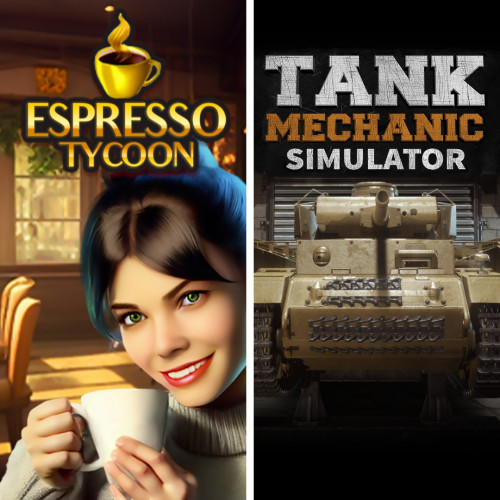 Espresso Tycoon & Tank Mechanic Simulator