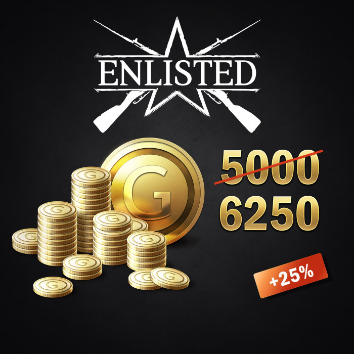 Enlisted - 5000 Золота + 1250 Бонус