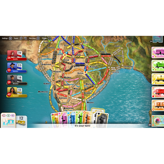 Ticket to Ride: India Expansion