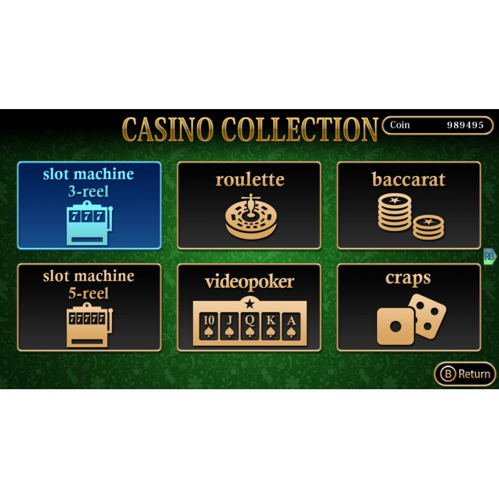 THE CASINO COLLECTION: Ruleta, Vídeo Póker, Tragaperras, Craps, Baccarat, Five-Card Draw Poker, Texas hold 'em, Blackjack and Page One