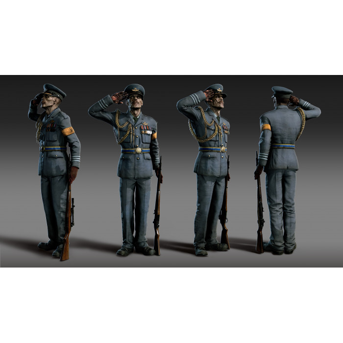 Zombie Army 4: Zombie Gentleman Dress Uniform Character