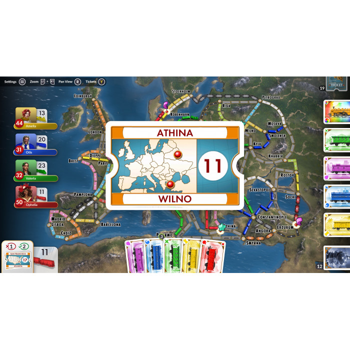 Ticket to Ride, Clue and The Game of Life 2 - Classic Board Game Bundle