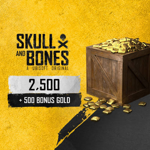 3000 золотых монет Skull and Bones