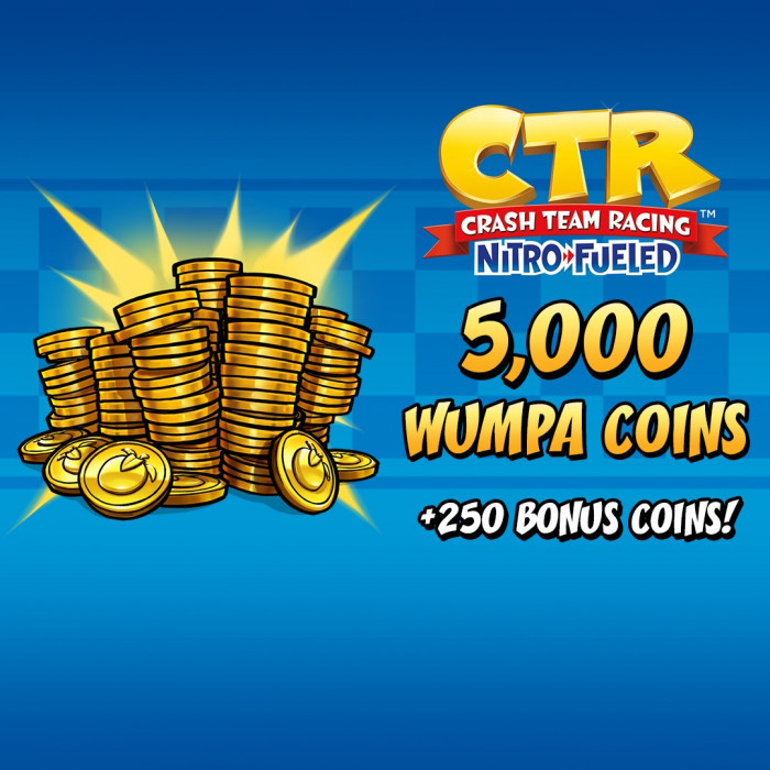 Crash™ Team Racing Nitro-Fueled - 5000 (+250) монет Wumpa