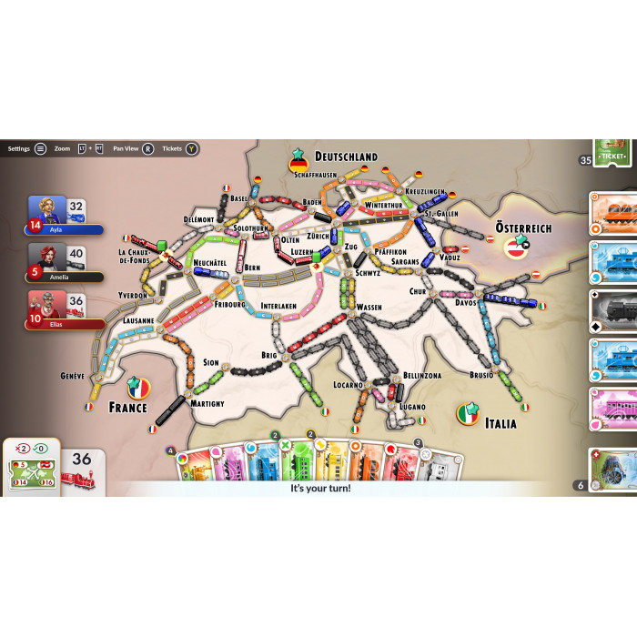 Ticket to Ride® - Switzerland Expansion