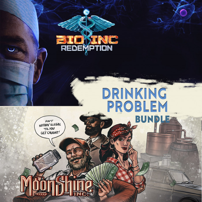 Moonshine Inc. + Bio Inc. Redemption - Drinking Problem Bundle