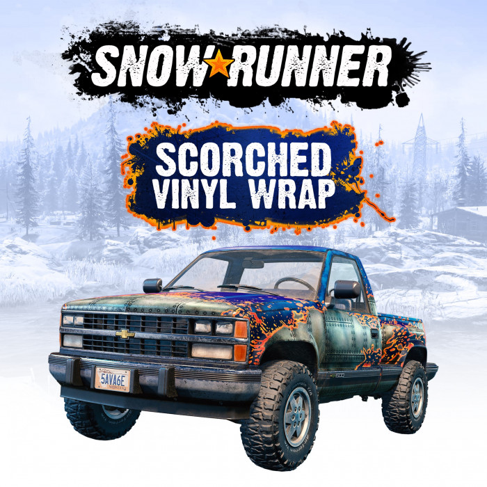 SnowRunner – Scorched Vinyl Wrap