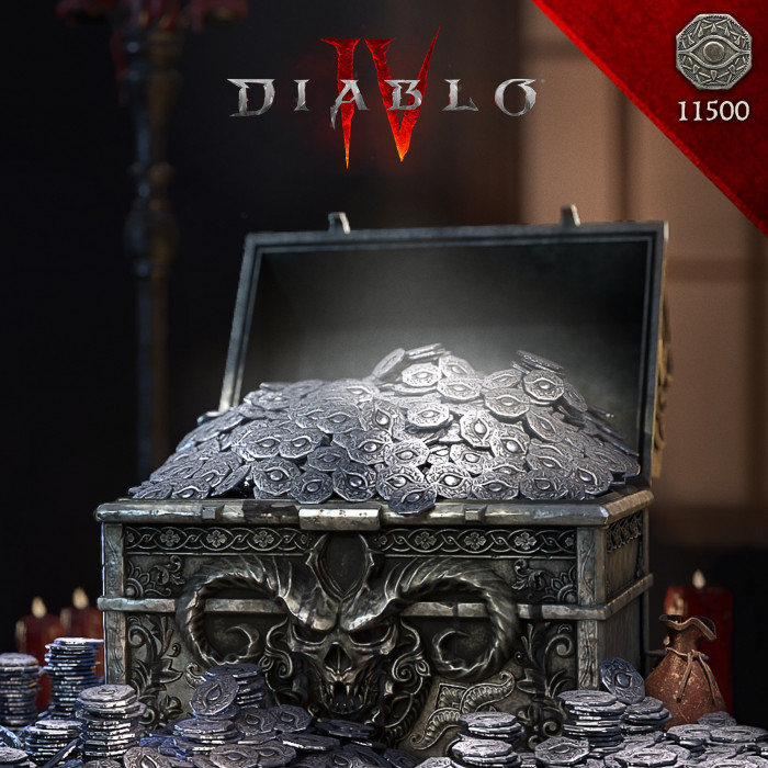 Diablo® IV - 11500 Platinum: 10000 + 1500 Platinum Bonus