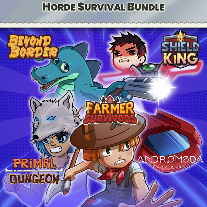 Horde Survival bundle Xbox - Andromeda Survivors, Beyond Border, Farmer Survivors, Primal Survivors, Shield King