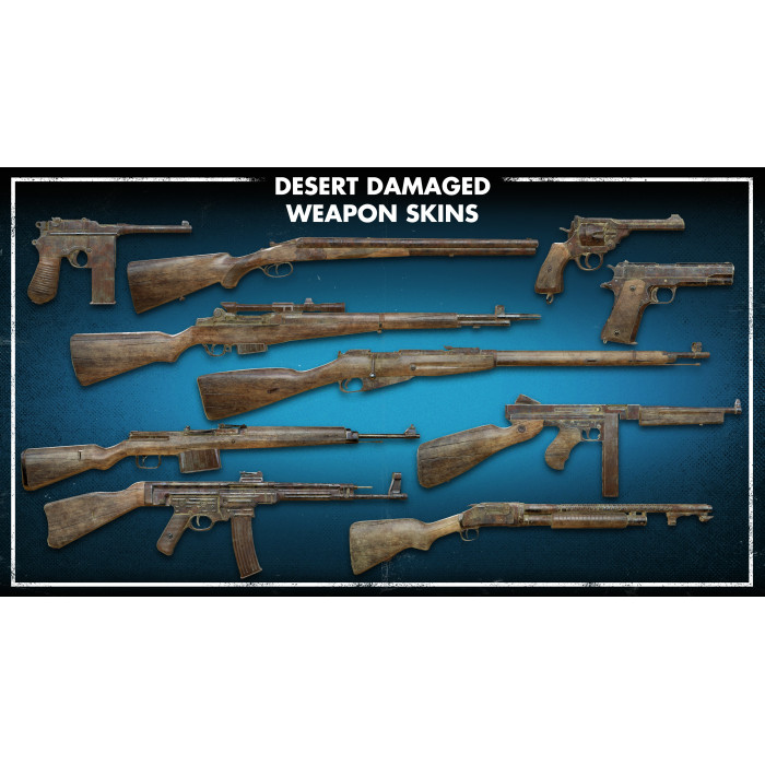 Zombie Army 4: Desert Damaged Weapon Skins