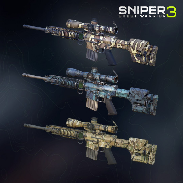 Weapon skins - Unicamo, Hexagon Ice & Copperhead Snake