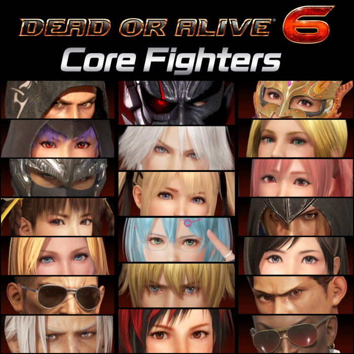 DEAD OR ALIVE 6: Core Fighters — набор 20 персонажей