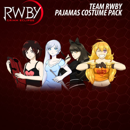 RWBY: Grimm Eclipse - Team RWBY Pajamas Costume Pack