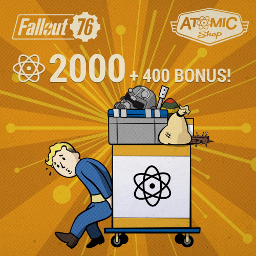 Fallout 76: 2000 атомов (+400 бесплатно)