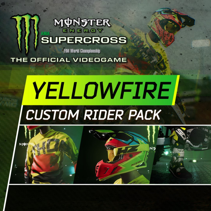 Monster Energy Supercross - Yellowfire Custom Rider Pack