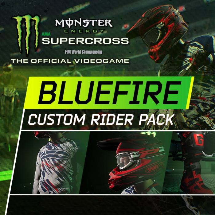 Monster Energy Supercross - Bluefire Custom Rider Pack