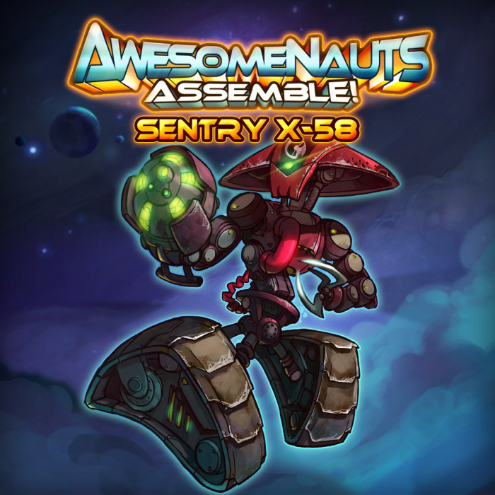 Персонаж — Sentry X-58 - Awesomenauts Assemble!