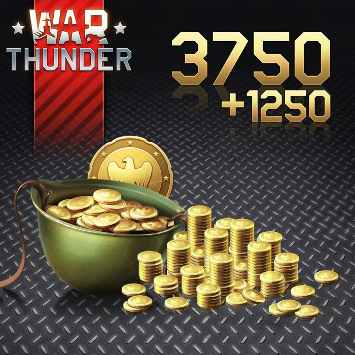 War Thunder - 3750 (+1250 Бонус) Золотых Орлов War Thunder - 3750 (+1250 Бонус) Золотых Орлов