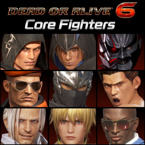 DEAD OR ALIVE 6: Core Fighters — набор бойцов мужчин