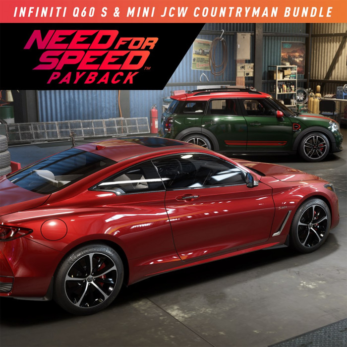 Need for Speed™ Payback: набор с MINI John Cooper Works Countryman и INFINITI Q60 S